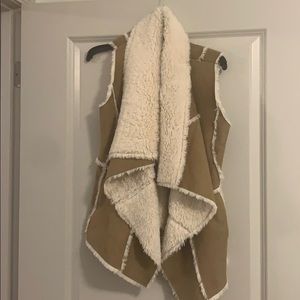 Faux fur vest